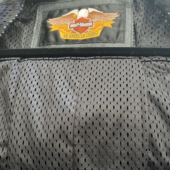 🏍 💯% AUTHENTIC-HARLEY DAVIDSON LEATHER JACKET                 🏍 NEW CONDITION - Picture 8 of 11